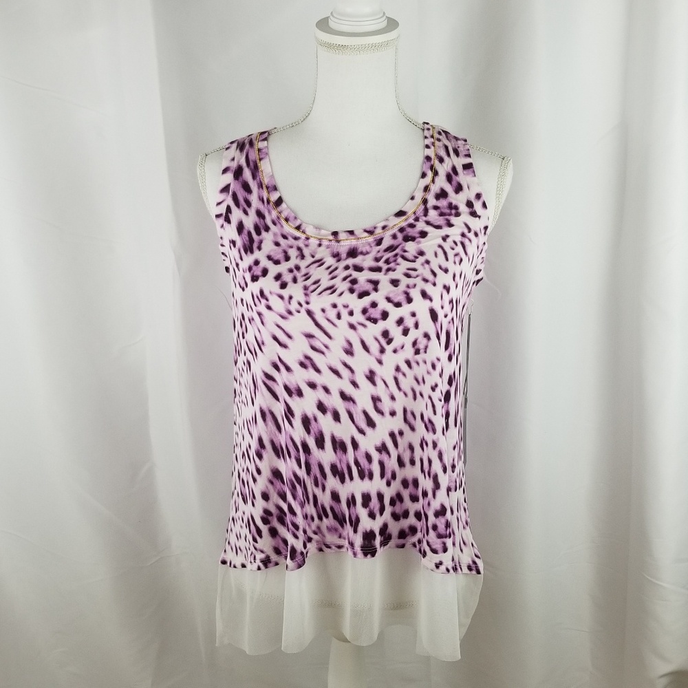 🍁Jennifer Lopez NWT Tank Top semi sheer